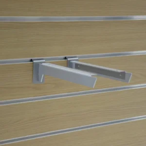 Βραχίονας ραφιού L43cm για panel γκρι Ral 9006