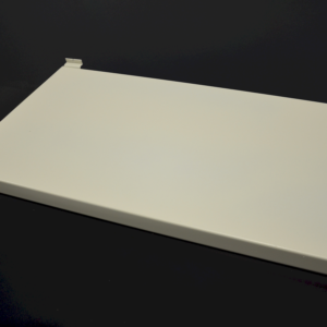 Ευθύ μεταλλικό ράφι 90x40cm για panel λευκό Ral 9010