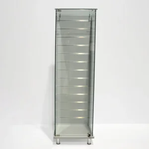 Βιτρίνα Κρυστάλλου με Panel Μελαμίνης 50×178×47cm